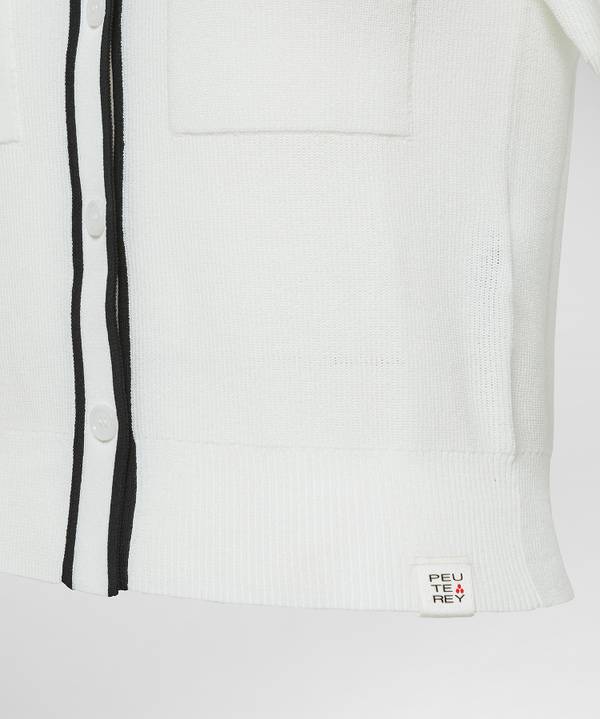 Peuterey Cardigan manica corta con tasche al petto Qualità Garantita