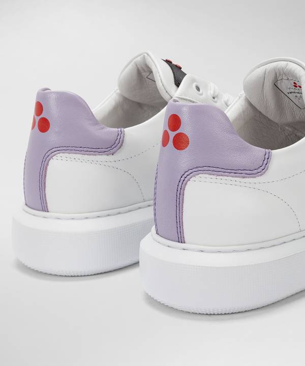 Peuterey Sneaker in pelle con logo goffrato Affare Del Giorno