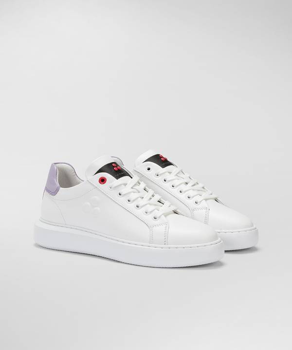 Peuterey Sneaker in pelle con logo goffrato Affare Del Giorno