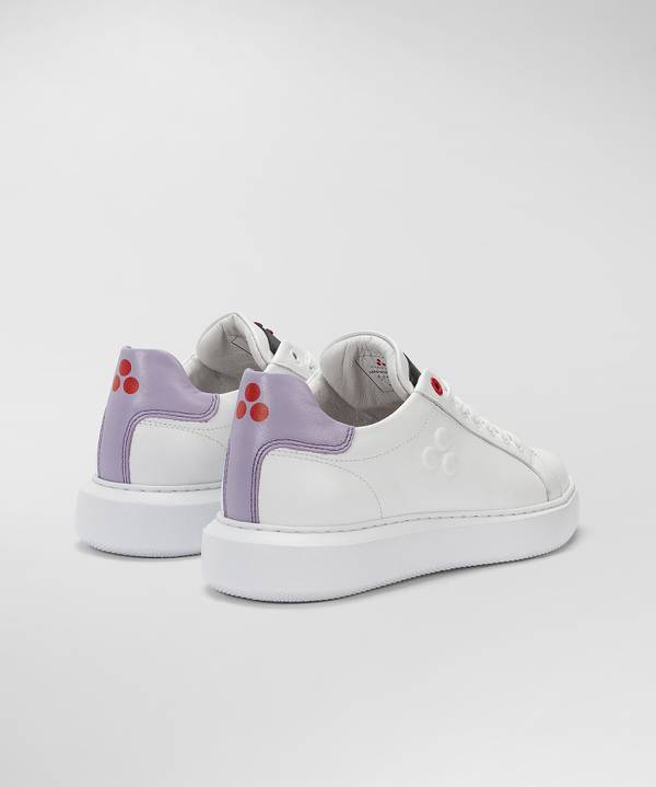 Peuterey Sneaker in pelle con logo goffrato Affare Del Giorno