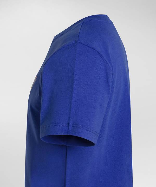 Peuterey T-shirt in cotone con stampa Presa