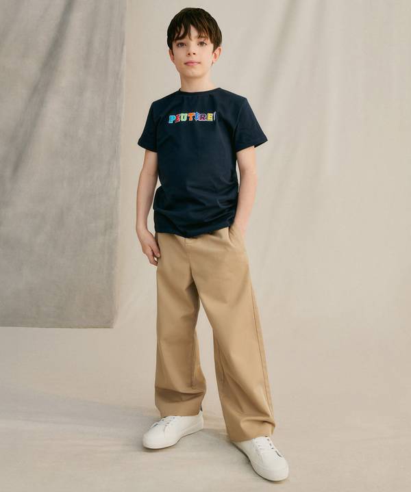 Peuterey T-shirt in cotone con stampa Offerta