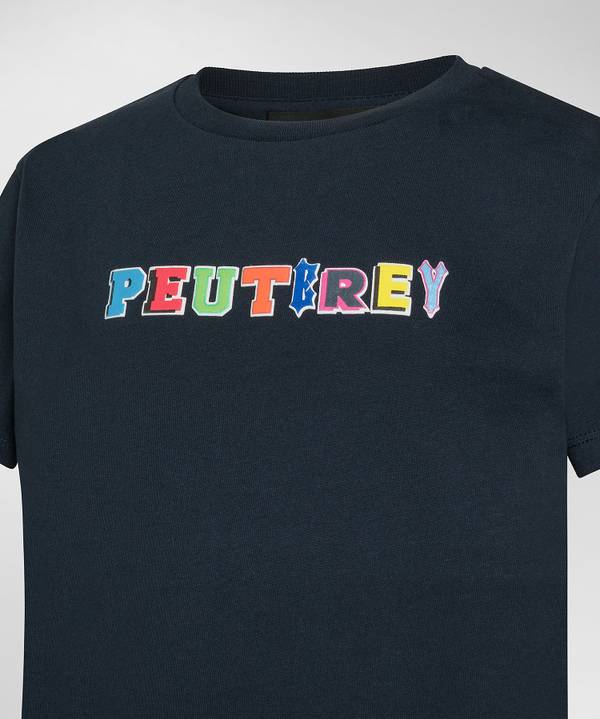Peuterey T-shirt in cotone con stampa Offerta
