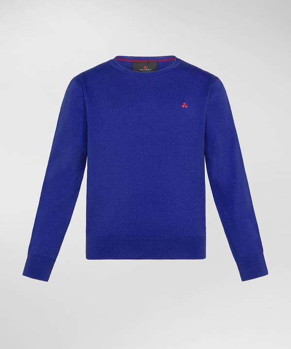Peuterey Maglia fine in tricot di cotone Online