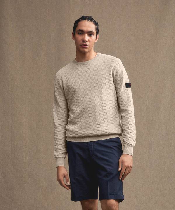 Peuterey Maglia in cotone con effetto 3D Hotsell