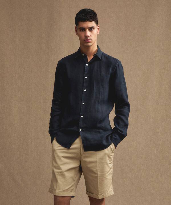Peuterey Camicia in lino Italy