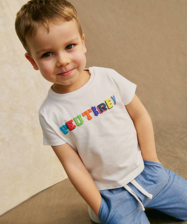 Peuterey T-shirt con scritta multicolor Shopping Online