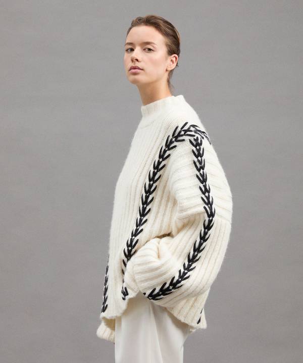 Peuterey Maxi Maglia In Alpaca Lavorata A Mano Outlet