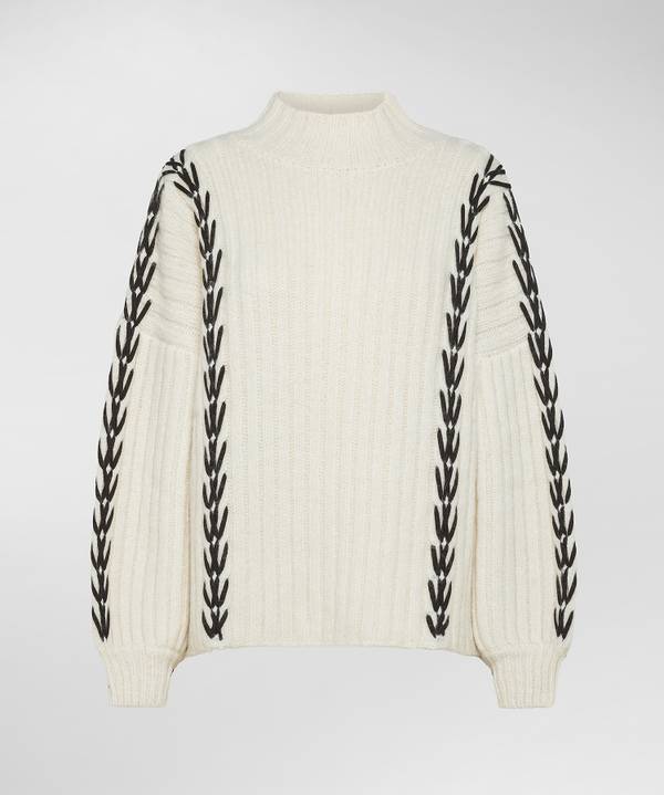 Peuterey Maxi Maglia In Alpaca Lavorata A Mano Outlet