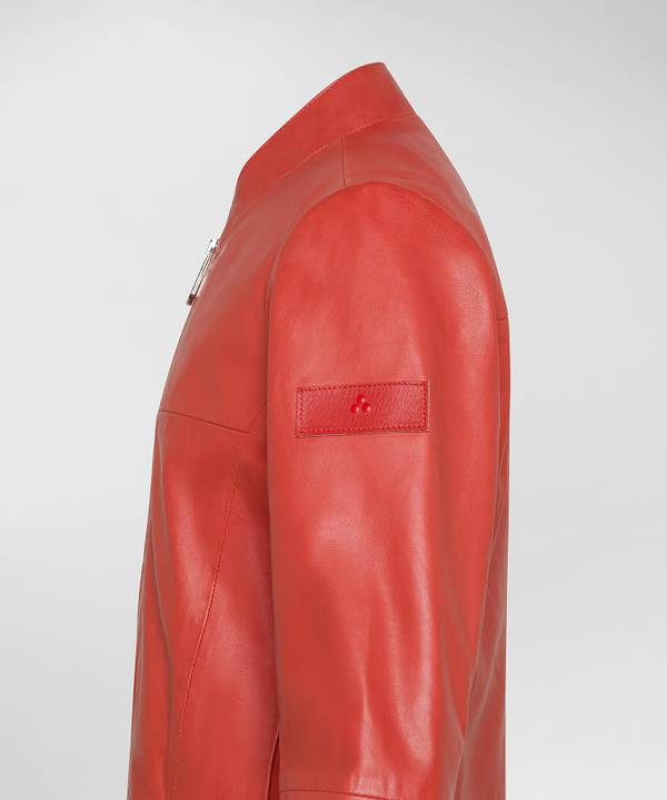 Peuterey Giacca biker in pelle Vendita Calda