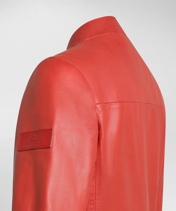 Peuterey Giacca biker in pelle Vendita Calda