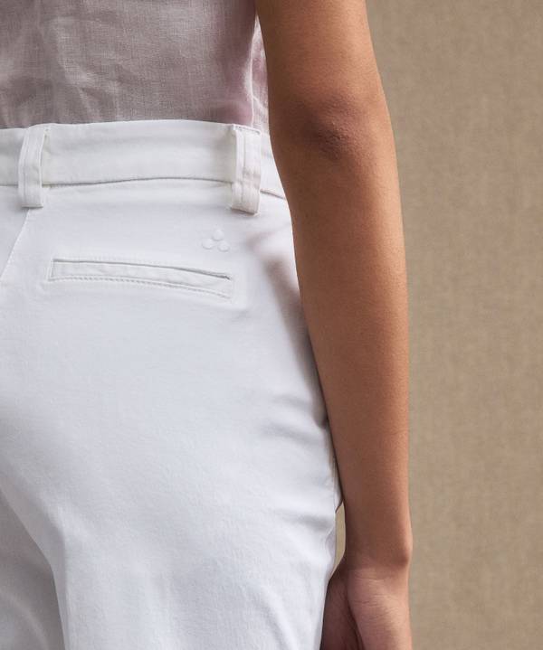 Peuterey Pantaloni in gabardine di cotone stretch Italia