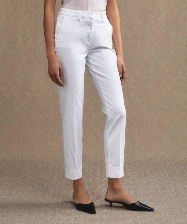 Peuterey Pantaloni in gabardine di cotone stretch Italia