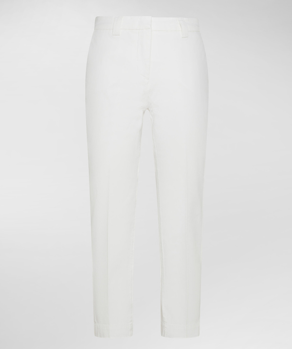 Peuterey Pantaloni in gabardine di cotone stretch Italia
