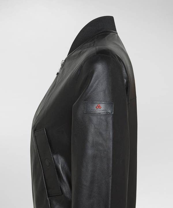 Peuterey Giacca bomber corta in pelle Consegna Veloce