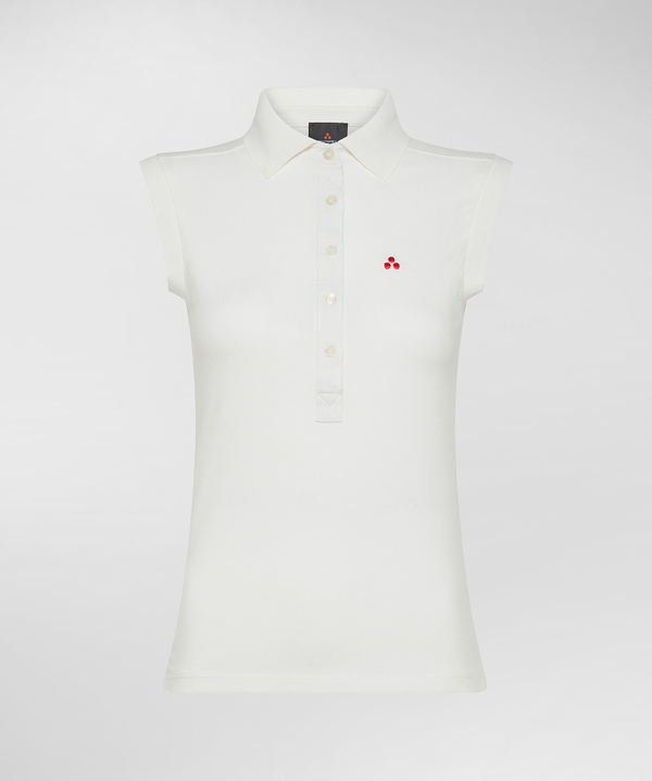 Peuterey Polo smanicata in piquet