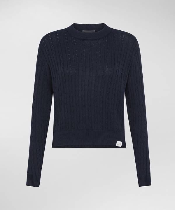 Peuterey Maglia a treccia in tricot di cotone Presa