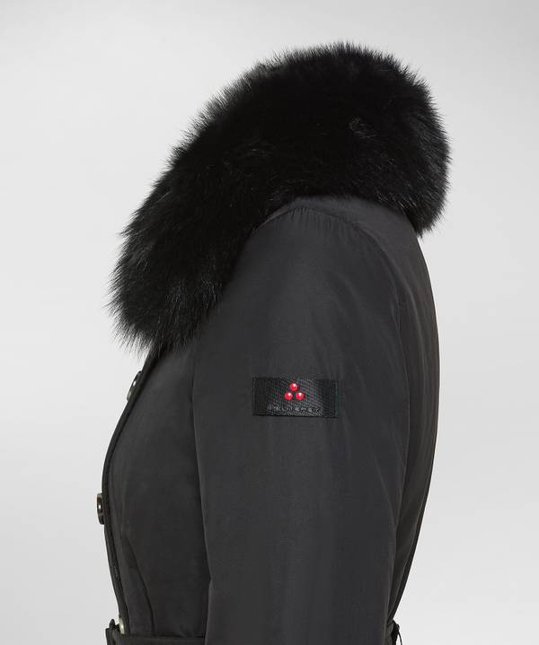 Peuterey Trench Lungo Con Pelliccia Vendita Calda
