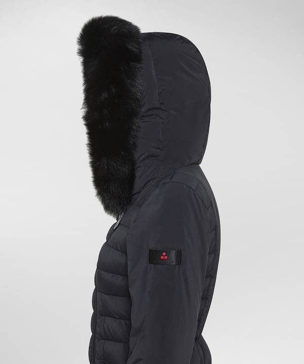 Peuterey Piumino Slim Con Pelliccia Vendite Flash
