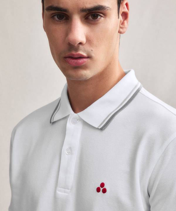 Peuterey Polo in piquet di cotone stretch Fino Al -60%