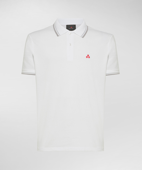 Peuterey Polo in piquet di cotone stretch Fino Al -60%