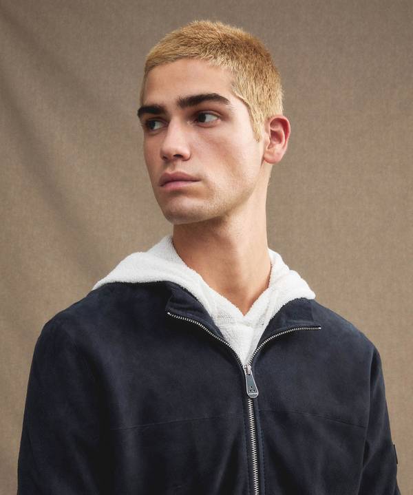 Peuterey Giacca bomber in pelle scamosciata Affare Del Giorno