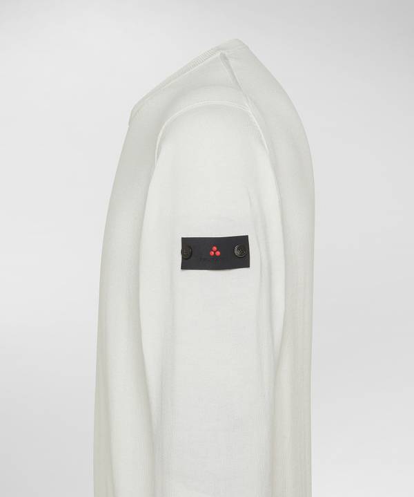 Peuterey Maglia tricot con logo ricamato Prezzo Ridotto