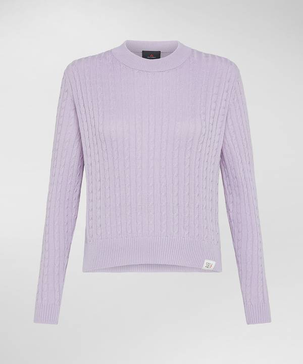 Peuterey Maglia a treccia in tricot di cotone