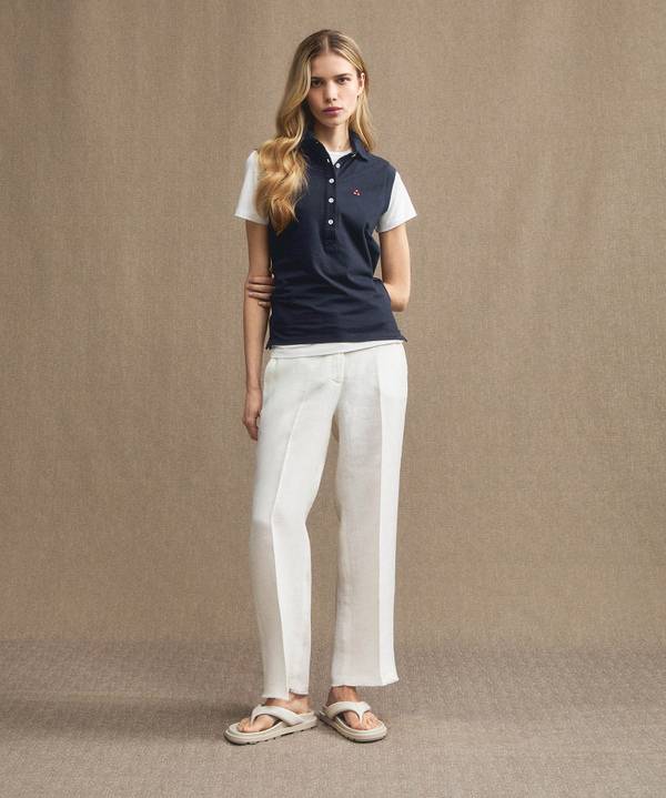 Peuterey Polo smanicata in piquet