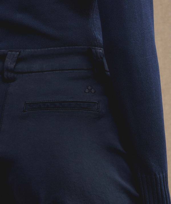 Peuterey Pantaloni in gabardine di cotone stretch Offerte