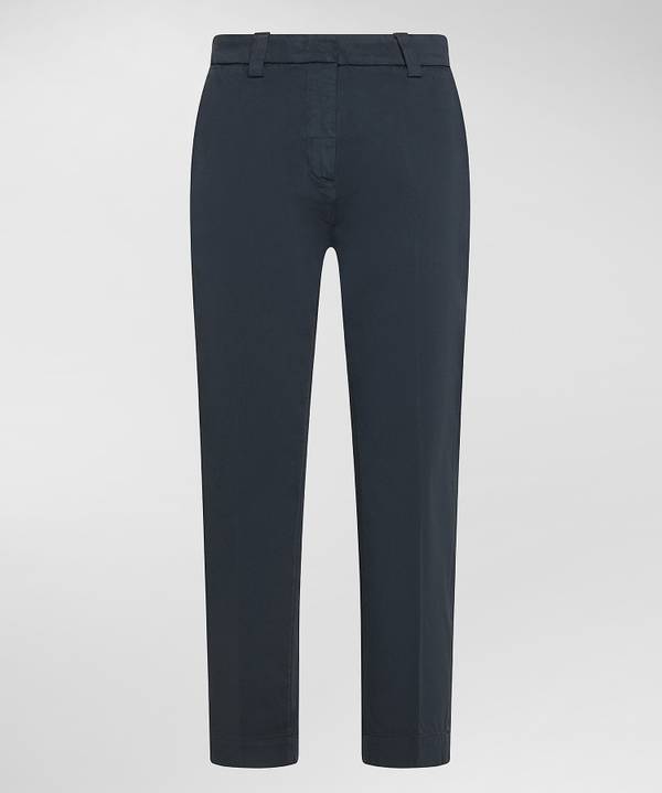 Peuterey Pantaloni in gabardine di cotone stretch Offerte