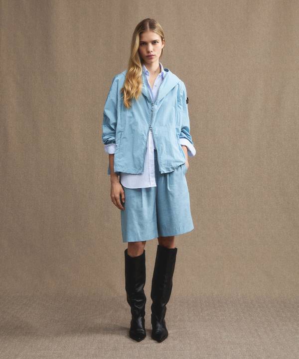 Peuterey Windbreaker corto effetto perlato