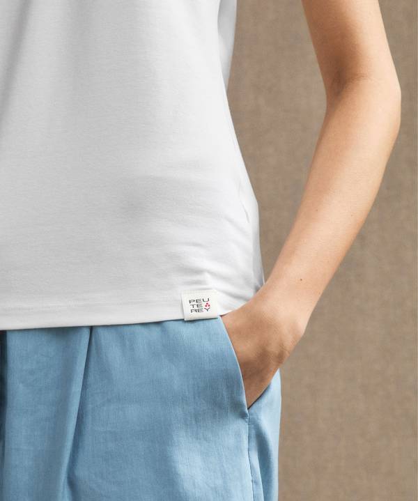 Peuterey T-shirt in cotone stretch Vendita Economica