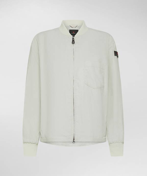 Peuterey Relaxed bomber in lino Negozio