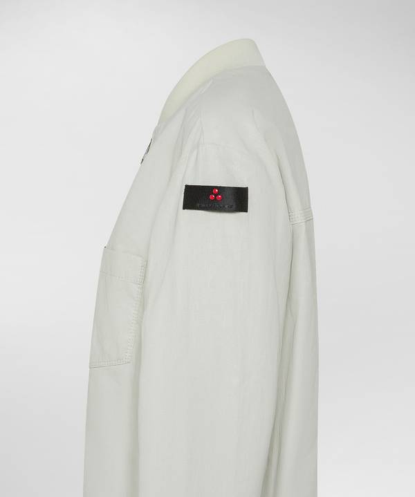 Peuterey Relaxed bomber in lino Negozio