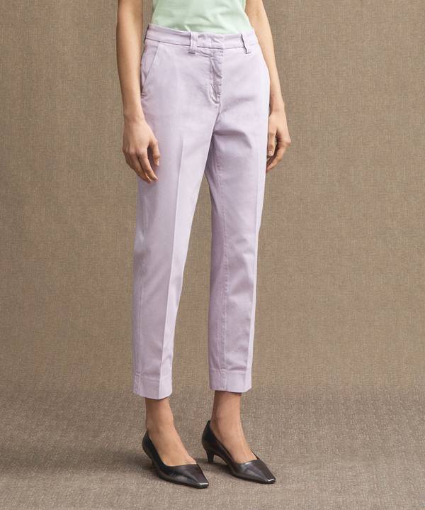 Peuterey Pantaloni in gabardine di cotone stretch Italia