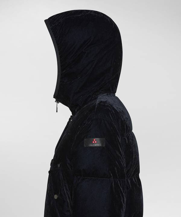 Peuterey Parka Lungo In Tela Di Nylon Floccata Vendita