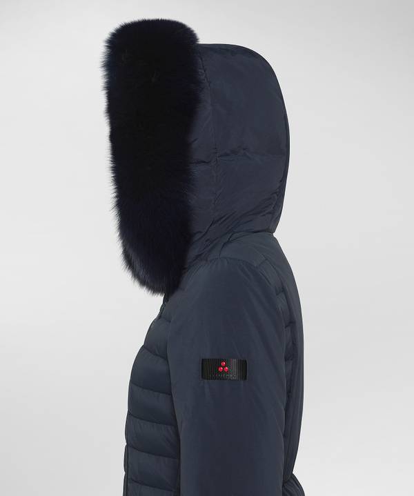 Peuterey Piumino Slim Con Pelliccia Promozione