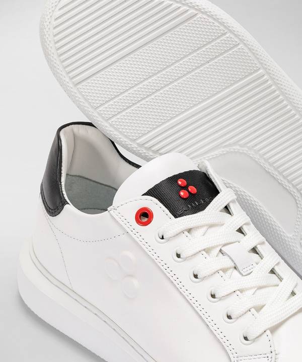 Peuterey Sneaker In Pelle Con Logo Goffrato Spedizione Gratuita