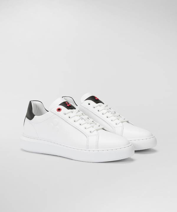 Peuterey Sneaker In Pelle Con Logo Goffrato Spedizione Gratuita