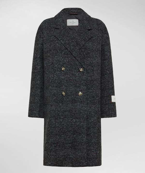 Peuterey Cappotto Doppio Petto In Misto Lana
