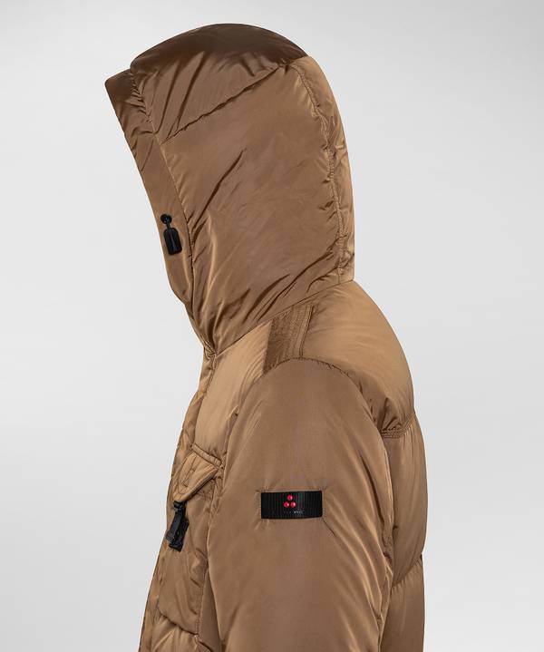 Peuterey Field Jacket In Taffeta’ Con Cappuccio In Pelliccia Economico