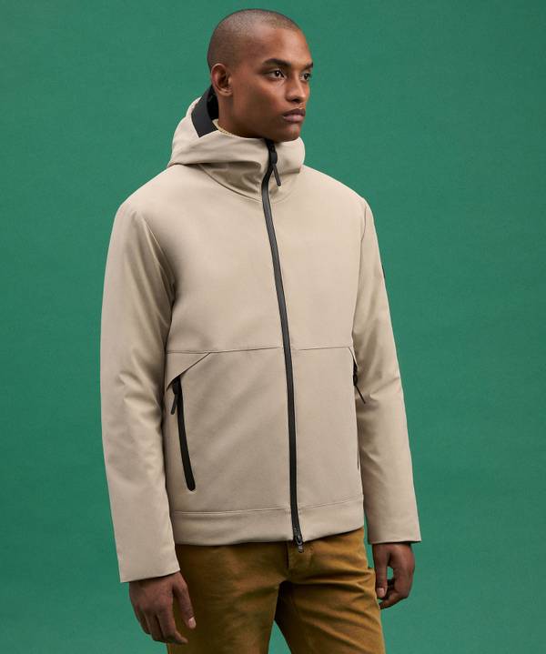 Peuterey Bomber Liscio In Primaloft Con Dettagli Neri Online
