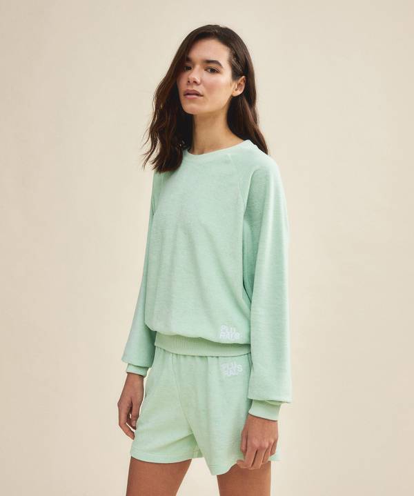 Peuterey Maglia girocollo in spugna di cotone Hotsell