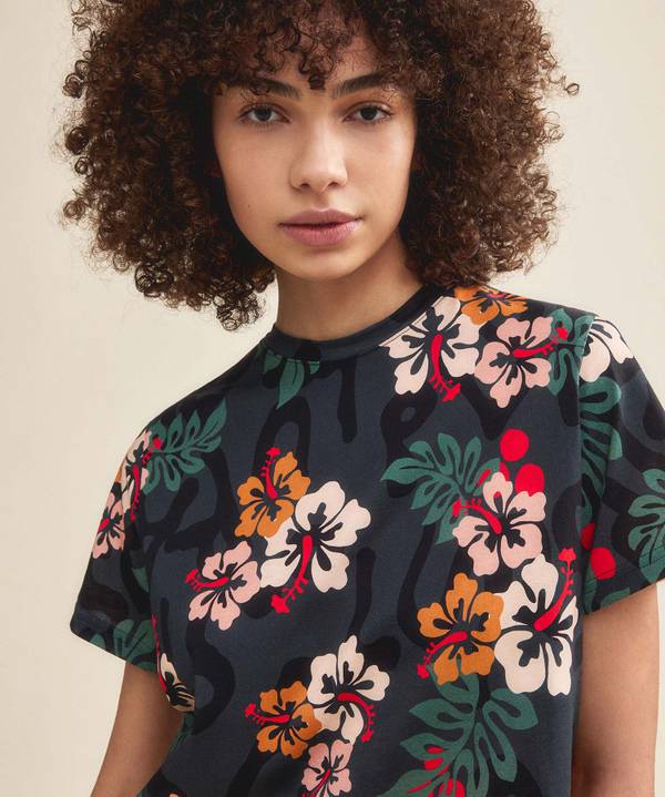 Peuterey T-shirt con stampa all over Vendita Calda