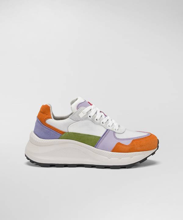 Peuterey Sneakers in pelle con dettagli color