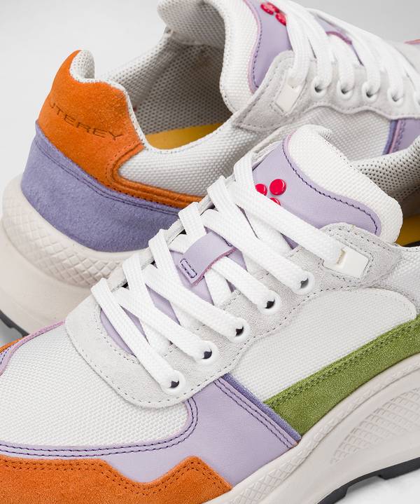 Peuterey Sneakers in pelle con dettagli color Saldi Di Fabbrica