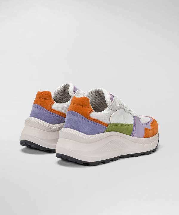 Peuterey Sneakers in pelle con dettagli color Saldi Di Fabbrica