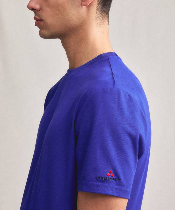 Peuterey T-Shirt stretch in cotone e seta 2025