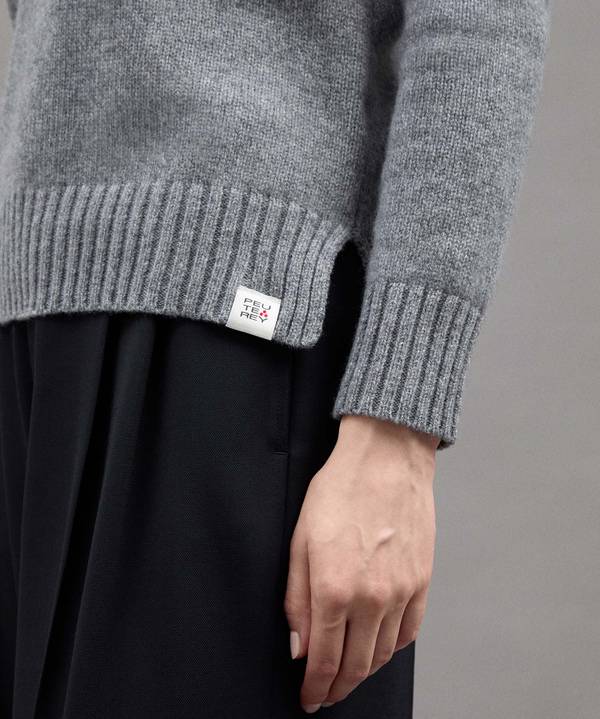 Peuterey Pullover Mouline’ Misto Cachemire Prezzo Ridotto